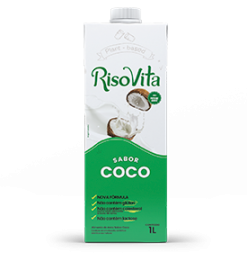 RisoVita - Bebida de Arroz Líquida Sabor Coco