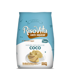 RisoVita - Mistura para Bolo Sabor Coco Sem Açúcar