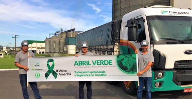 No Abril Verde, Fumacense Alimentos reforça conscientização de colaboradores