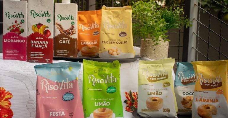 Sabores frutados são destaque da RisoVita em bebidas e misturas para bolo