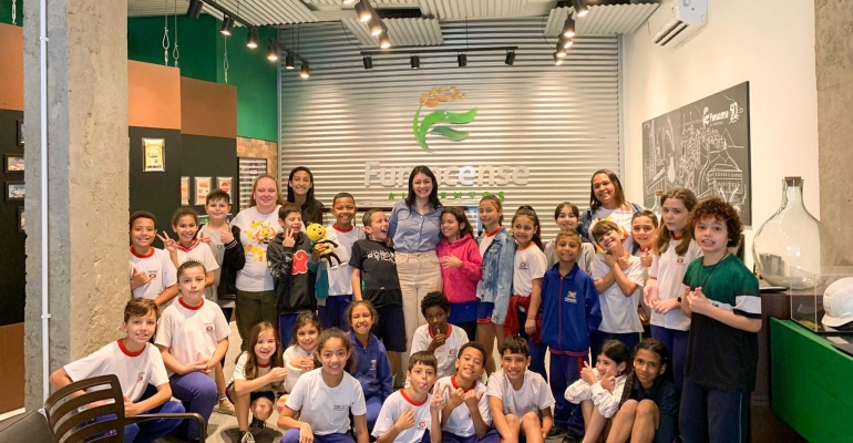 Museu da Fumacense Alimentos vira sala de aula por um dia